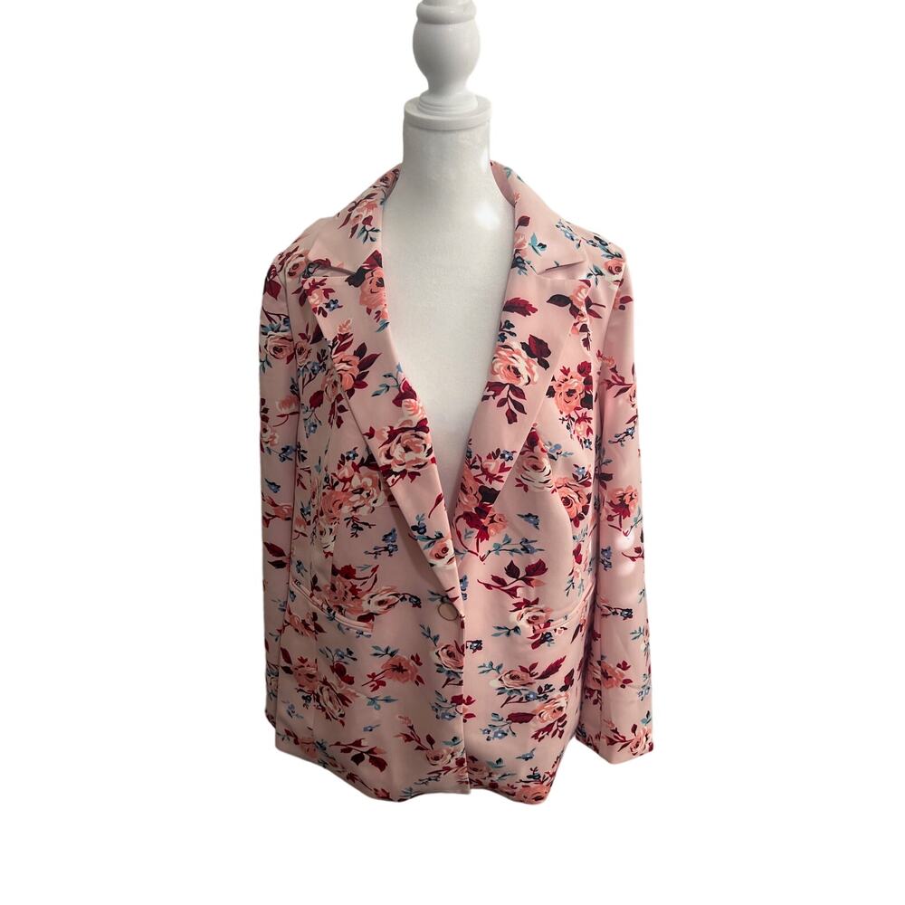 Lane Bryant The Bryant Blazer floral size 16